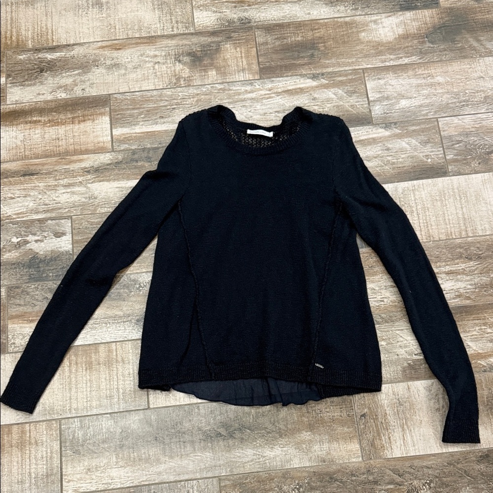 Abercrombie & Fitch Black Long Sleeve Top